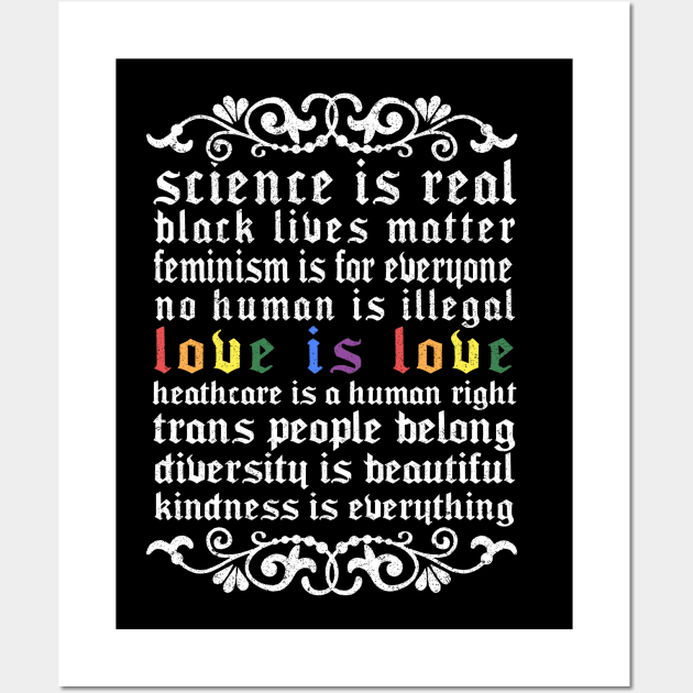 Goth Humanist Wall Art by NinthStreetShirts